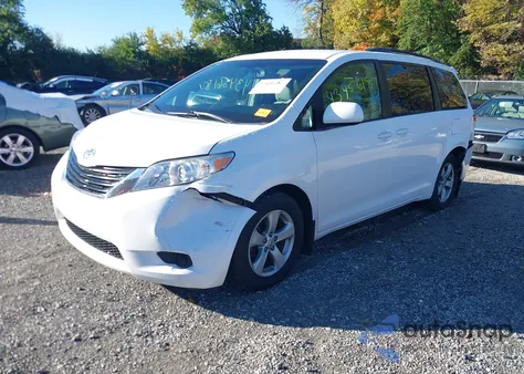 2012 Toyota Sienna Le V6 8 Passenger из США, поврежденный, VIN 5TDKK3DC3CS183629